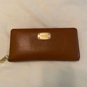 Michael Kors Brown Leather Wallet